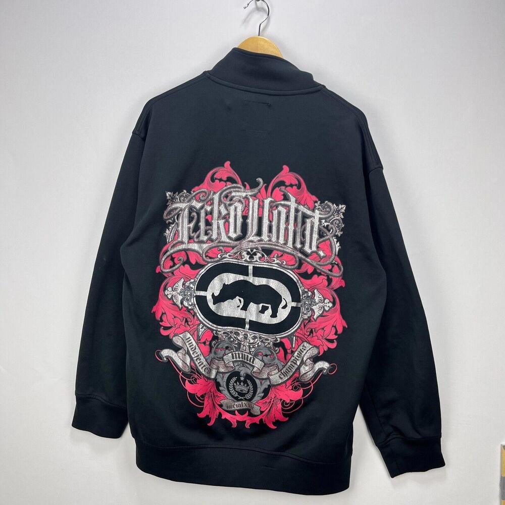 Vintage Y2K Ecko MMA Unlimited Track Jacket Sweater XXL